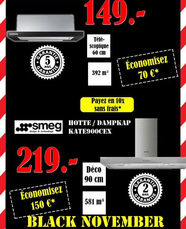 Offre: Hotte / dampkap kate900cex