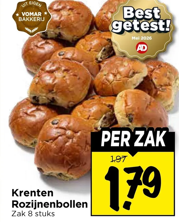 Krenten Rozijnenbollen