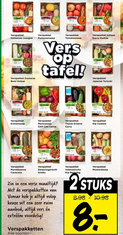 Aanbieding: Verspakketten
