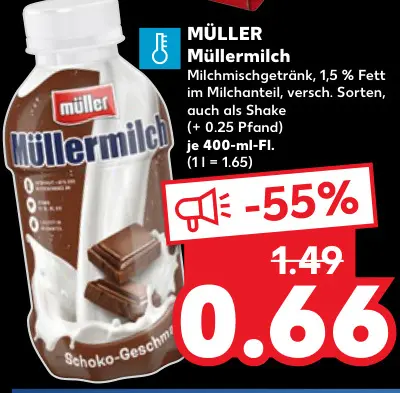 Aanbieding: Müllermilch