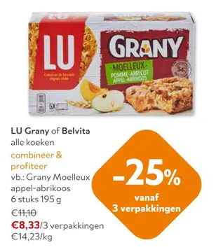 Aanbieding: LU Grany of Belvita