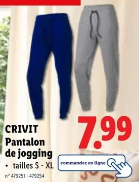 Offre: Pantalon de jogging