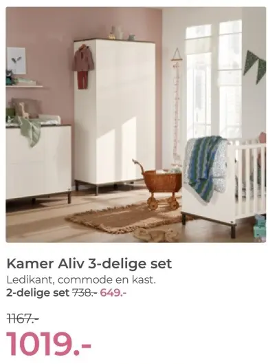 Aanbieding: Kamer Aliv 3-delige set