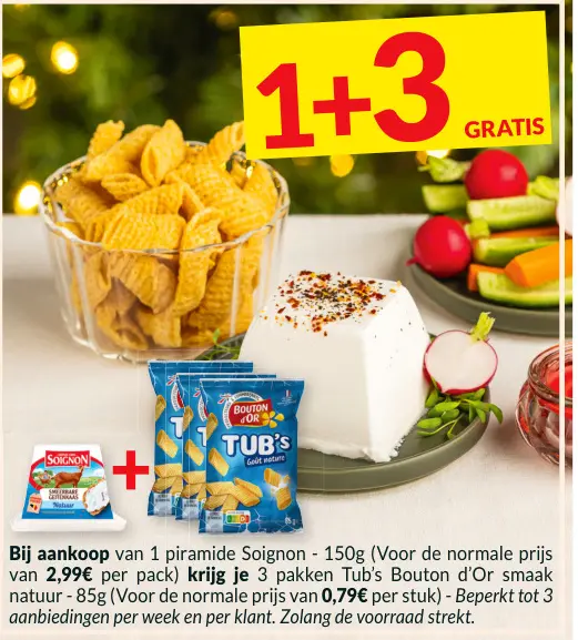 Promotie: piramide Soignon - 150g