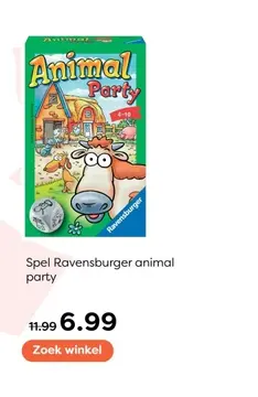 Aanbieding: Spel Ravensburger animal party