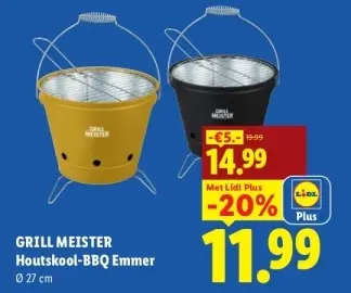 Aanbieding: Houtskool-BBQ Emmer
