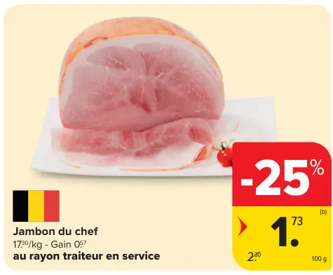 Offre: Jambon du chef