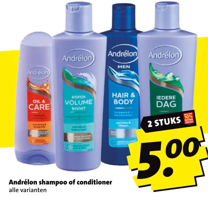 Aanbieding: Shampoo of conditioner