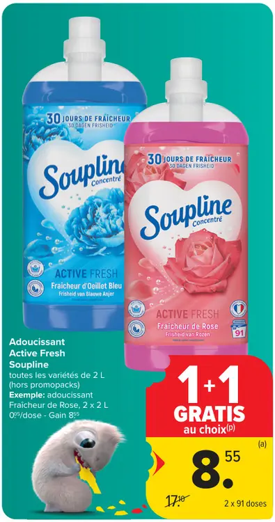 Offre: Adoucissant Active Fresh