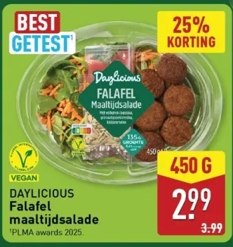 Aanbieding: DAYLICIOUS Falafel maaltijdsalade