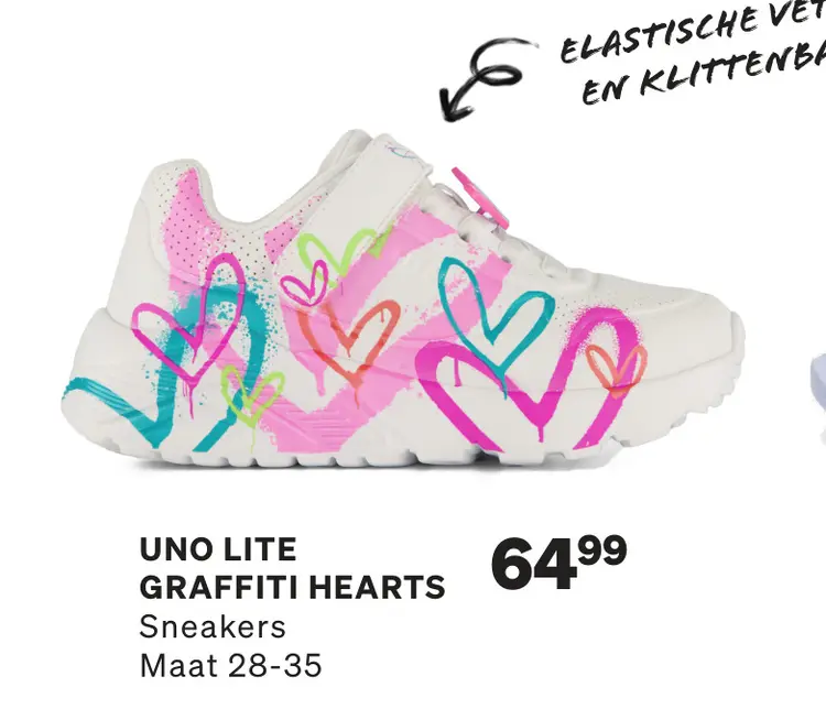 Aanbieding: Uno lite graffiti hearts