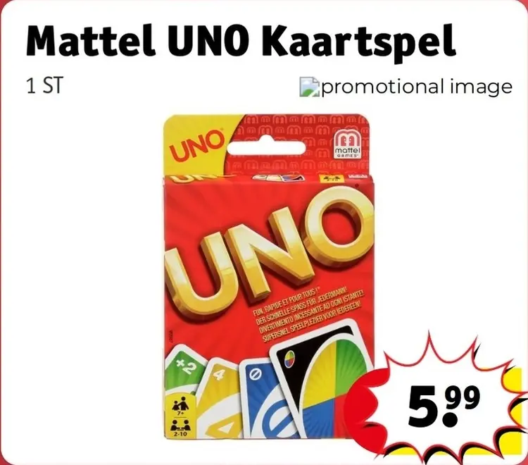 Promotie: UNO Kaartspel