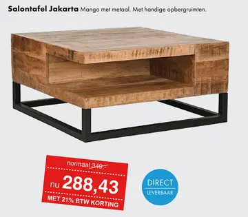 Aanbieding: Jakarta salontafel