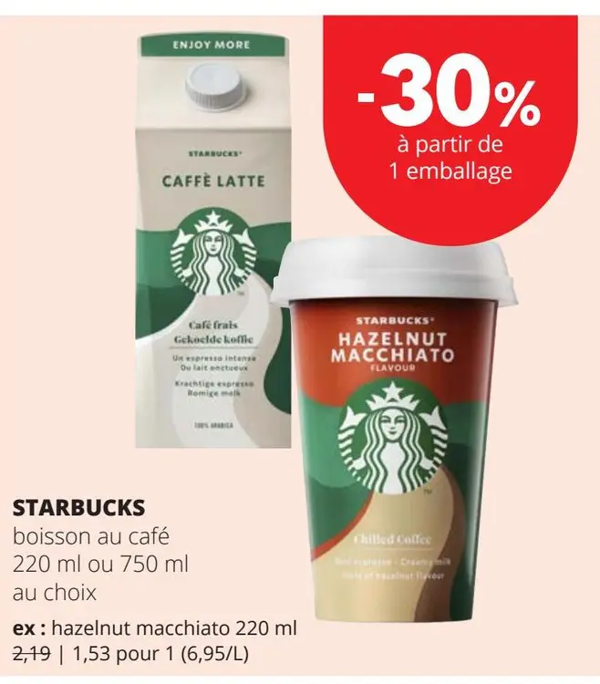 Offre: Boisson au café