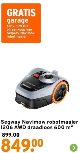 Aanbieding: Navimow robotmaaier I206 AWD draadloos