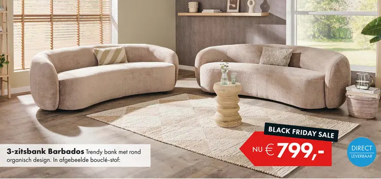 Aanbieding: Barbados 3-zits
