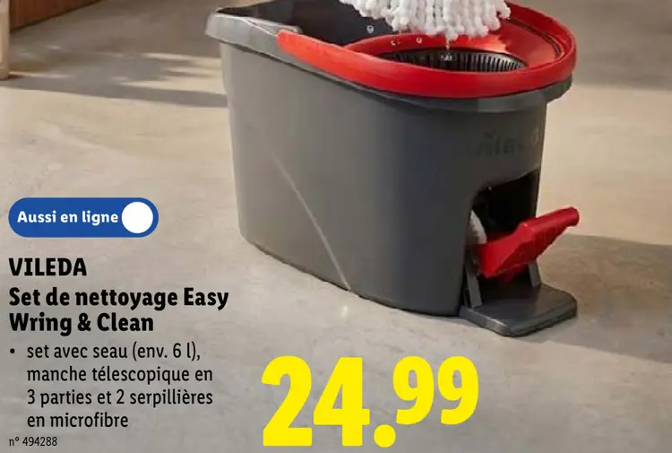 Offre: Set de nettoyage Easy Wring & Clean