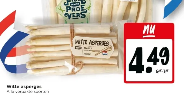 Aanbieding: Witte asperges