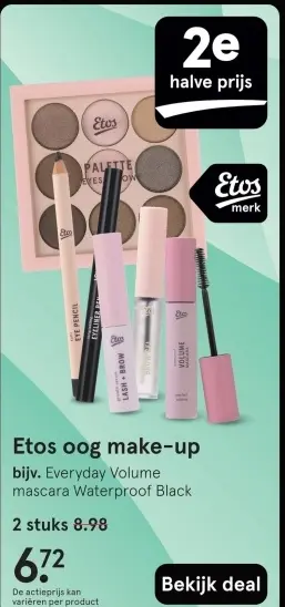 Aanbieding: Etos oog make-up