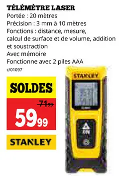 Offre: Télémètre laser
