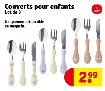 Offre: Couverts pour enfants