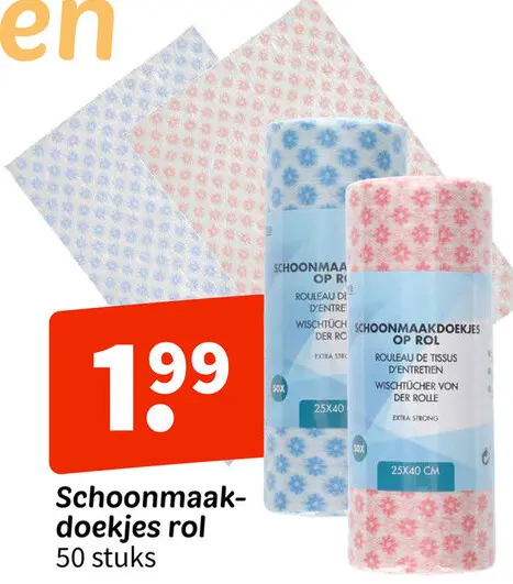 Promotie: Schoonmaakdoekjes rol