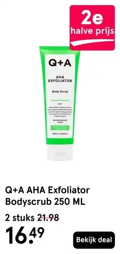Aanbieding: AHA Exfoliator Bodyscrub