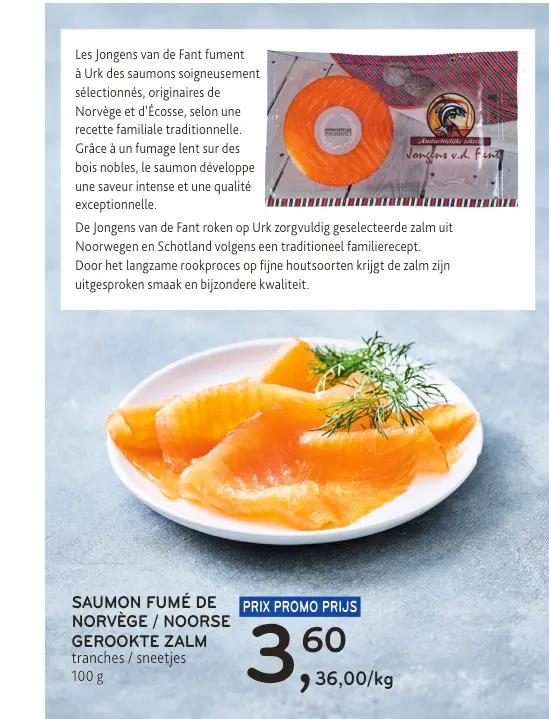 Offre: Saumon fumé de Norvège