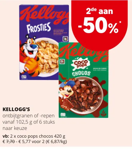 Promotie: Ontbijtgranen of -repen