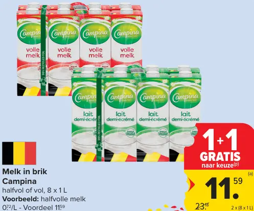 Promotie: Melk in brik