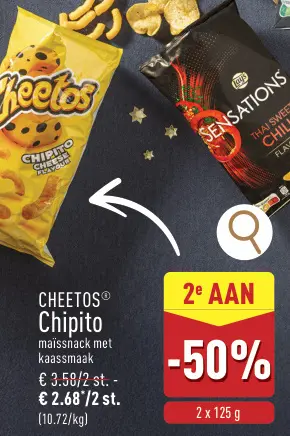 Aanbieding: Chipito maïssnack met kaassmaak