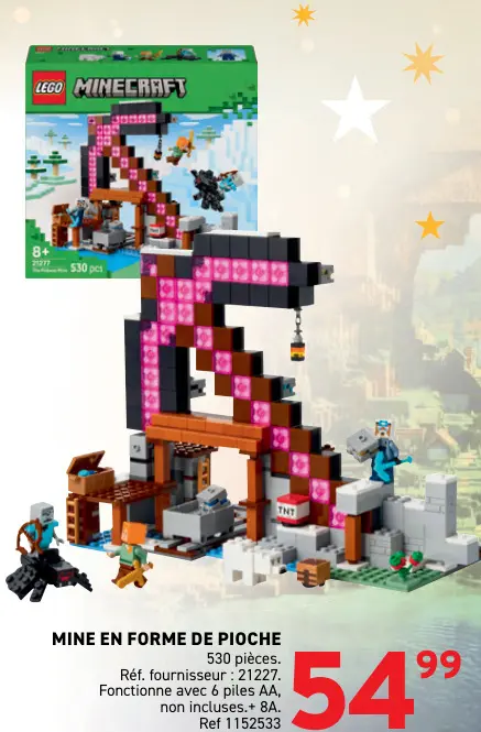 Offre: Mine en forme de pioche