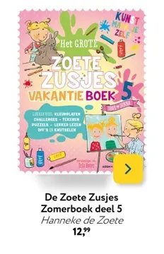 Aanbieding: De Zoete Zusjes Zomerboek deel 5 