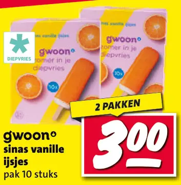 Aanbieding: Sinas vanille ijsjes