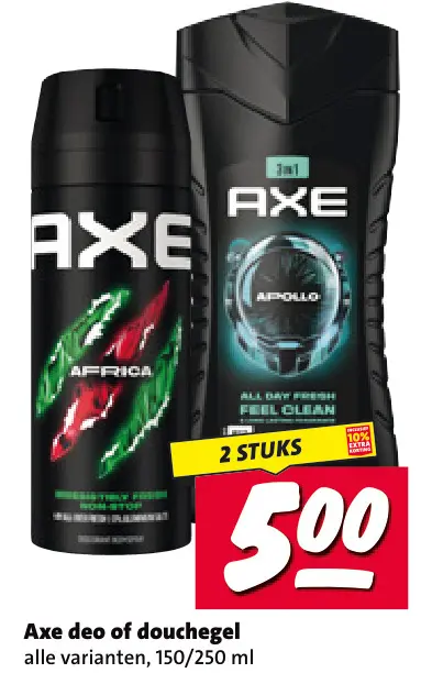 Aanbieding: deo of douchegel