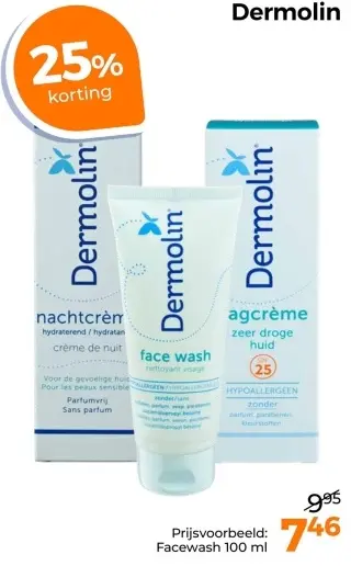 Aanbieding: Dermolin Facewash