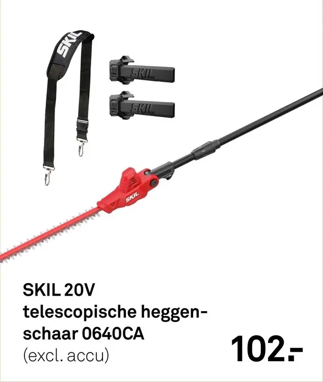 Aanbieding: SKIL 20V telescopische heggenschaar 0640CA