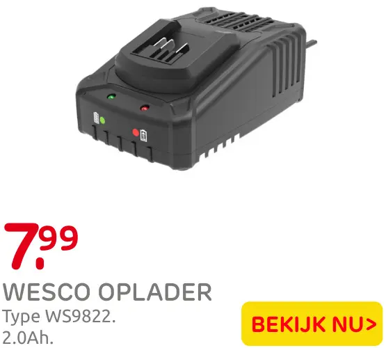 Aanbieding: Wesco Oplader