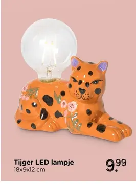 Aanbieding: Tijger LED lampje