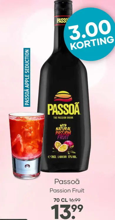 Aanbieding: Passoã Passion Fruit