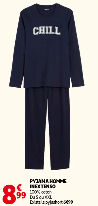 Offre: Pyjama homme INEXTENSO