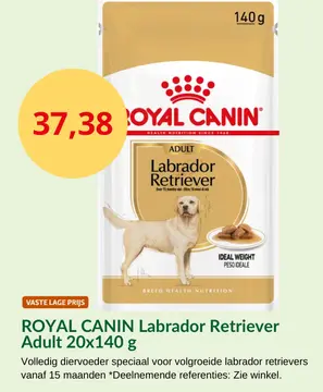 Aanbieding: ROYAL CANIN Labrador Retriever Adult