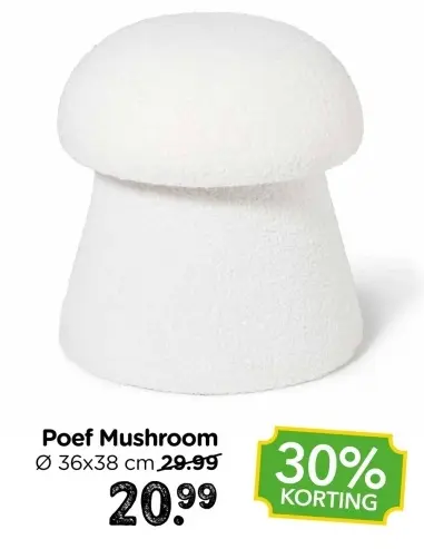 Aanbieding: Poef Mushroom