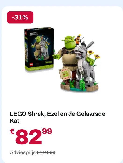 Promotie: Shrek, Ezel en de Gelaarsde Kat