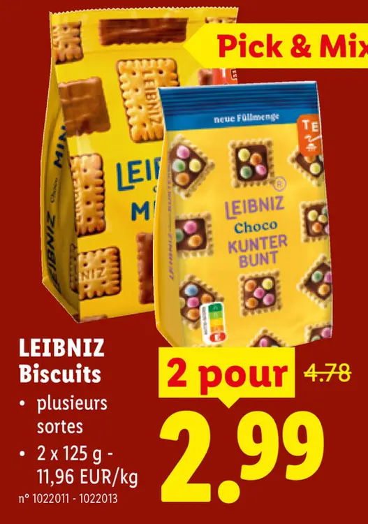 Offre: Biscuits