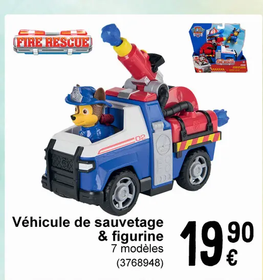 Offre: Véhicule de sauvetage & figurine