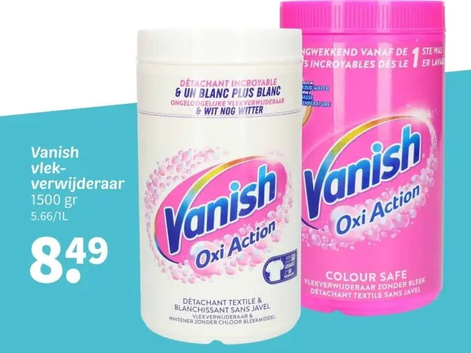 Promotie: Vanish vlekverwijderaar