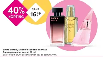 Aanbieding: Damesgeuren tot en met 50 ml