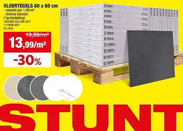 Aanbieding: Vloertegels