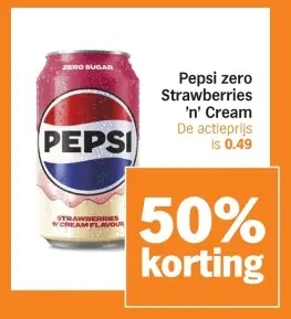 Aanbieding: Zero Strawberries 'n' Cream